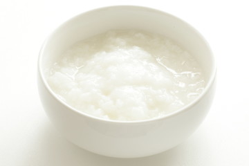 homemade rice porridge