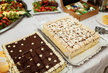 Sweet Pie pastry on the buffet table