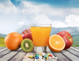 Vitamin pill.