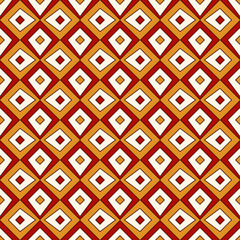 Bright seamless pattern with repeated geometric forms. Ornamental abstract background. Ethnic and tribal motifs.