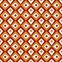 Bright seamless pattern with repeated geometric forms. Ornamental abstract background. Ethnic and tribal motifs.