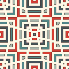 Dashed lines abstract background. Seamless pattern with geometric motif. Simple symmetric ornament.