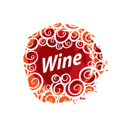 Wine logo imprint