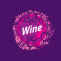 Wine logo imprint