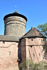 View in the city of Nuremberg, Bavaria, Germany