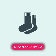 Socks icon vector