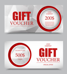 Gift company voucher template