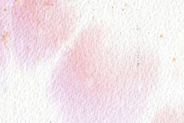 Abstract watercolor on white background.The color splashing in the paper.It is a hand drawn