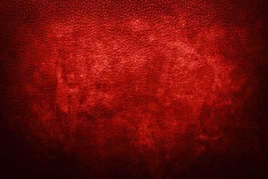 red leather background or texture