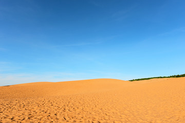 Red sand dunes in Mui Ne