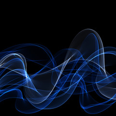 Abstract fume shapes background
