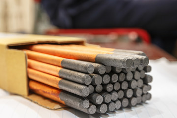 Gouging carbon electrode rods,Used in industrial metal steel