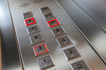 Elevator buttons  