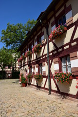 View in the city of Nuremberg, Bavaria, Germany