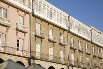 Plaza de Maria Pita Square, La Coruna, Galicia