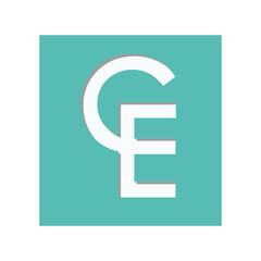 ECU currency symbol icon image, vctor illustration