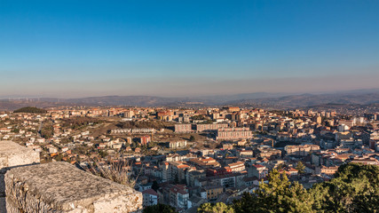 Fototapeta na wymiar panorama of Campobasso in Molise
