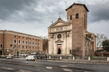 Fototapeta na wymiar basilica of San Nicola in Rome 