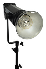 Studio lighting isolated on white