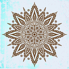 Vector illustration of mandala design