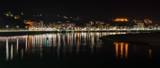 Obraz premium Panoramic view of the city of Ribadesella
