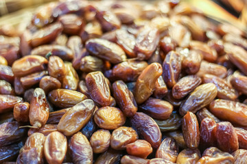Fruits of the date palm (Phoenix dactylifera)