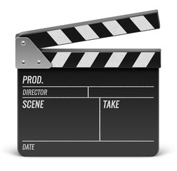 Obraz premium Clap de cinema vectoriel 1