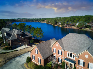Fototapeta na wymiar Aerial South Carolina Homes
