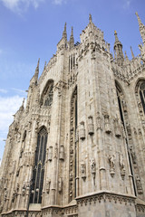 Fototapeta premium Milan Cathedral - Duomo di Milano. Lombardy. Italy