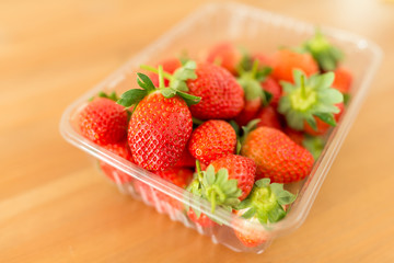Strawberry in package