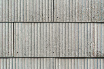 Fassade aus Faserzementplatten