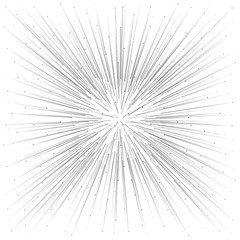 Obraz premium Explosion particle emission geometric design template abstract background vector illustration