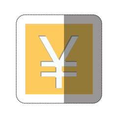yen currency symbol icon image, vector illustration
