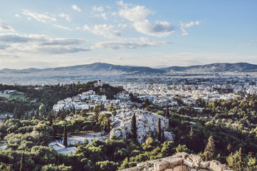 Fototapeta na wymiar The Areopagus in Athens