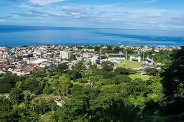 Fototapeta na wymiar Dominica - Roseau - Morne Bruce