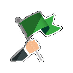 Flag or pennant icon vector illustration graphic design