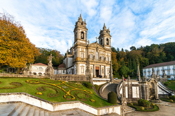 Bom Jesus do Monte Monastery in Braga in a warm evening, Portugal © Tomasz Wozniak
