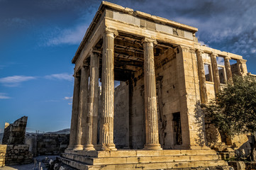 The Erechtheion in Athens Acropolis