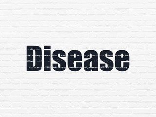 Healthcare concept: Disease on wall background
