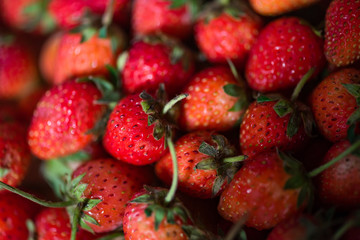 Fresh organic strawberry