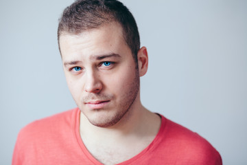 Obraz premium Sad Young Man