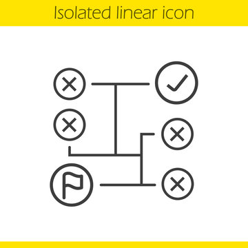 Problem Solving Concept Linear Icon