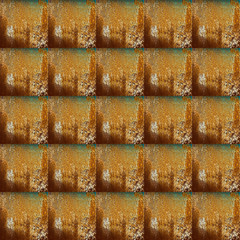 pattern of rusty metal wall, and old paint