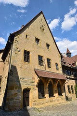 Fototapeta na wymiar Bamberg, Germany - Detail view of the ALTENBURG castle near the historical town of Bamberg, Bavaria, region Upper Franconia, Germany