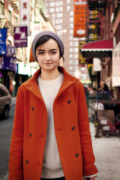 Young Woman In Chinatown