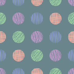 Seamless vector geometrical pattern with triangle, endless background with hand drawn textured geometric figures. Graphic illustration Template for wrapping, web backgrounds, wallpaper