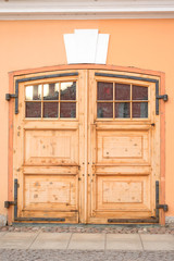 Door in Peter and Paul Fortress.