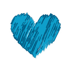 Heart and love icon vector illustration graphic design