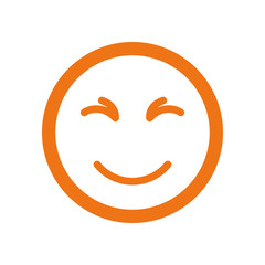 Funny emoticon cartoon icon vector illustration graphic design