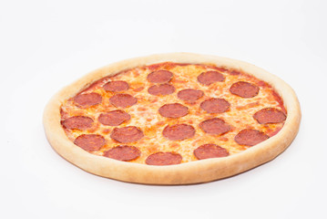 pizza, delicious, cheese, ham, ketchup, Italian, appetizing,   for beer